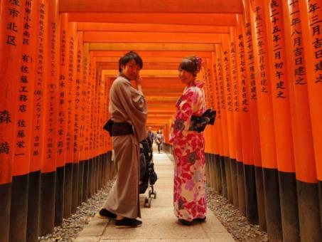 Вілла Kyonoya Fushimi Inari Кіото Екстер'єр фото